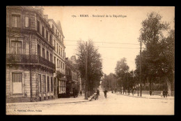 51 - REIMS - BOULEVARD DE LA REPUBLIQUE - HOTEL CLARIDGE - Reims