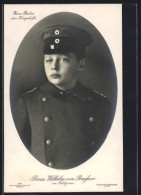 AK Prinz Wilhelm Als Knabe In Feldgrau  - Royal Families