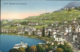 10550852 Montreux VD Montreux  Ungelaufen Ca. 1920 Montreux - Altri & Non Classificati