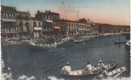 X11006 SETE CETTE VUE D' ENSEMBLE DES BARQUES DES JOUTEURS JOUTES SETOISES - Sete (Cette)