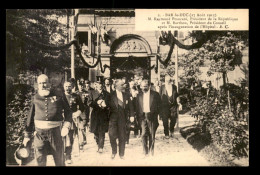 55 - BAR-LE-DUC - INAUGURATION DE L'HOPITAL PAR M. R. POINCARE ET M. BARTHOU LE  17 AOUT 1913 - Bar Le Duc