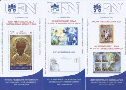 Vaticano 2020 15 Bollettini Ufficiali Emissioni Filatelico-numismatiche - Briefe U. Dokumente