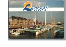 LORIENT 56 - Départ Pour La Transat Double Jet Services Devant Le Quai Des Indes Catamaran - Lorient