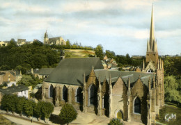 CPSM  FOUGERES  - L'Eglise Saint-Sulpice Prise Du Château. - Fougeres