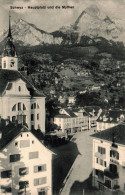 N°3426 W -cpa Schwyz -Hauptplatz Und Die Mythen - Schwytz