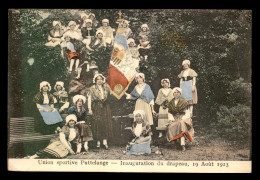 57 - PUTTELANGE - UNION SPORTIVE - INAUGURATION DU DRAPEAU LE 19 AOUT 1923 - Puttelange