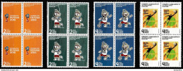 Turkey, Türkei - 2018 - Football - FIFA World Cup, Russia - Block Of 4 Set ** MNH - Nuevos