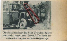 Sint-Truiden :  Botsing Saffraenberg   ( Origineel Knipsel Zondagsvriend 1936 ) - Non Classés