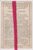 Devotie Doodsprentje Overlijden - Camiel Deras Zoon Edward & Thecla Cauwelier - Pittem 1884 - 1904 - Todesanzeige