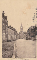 GREZ En BOUERE  Eglise Et Route De Château Gontier - Sonstige & Ohne Zuordnung