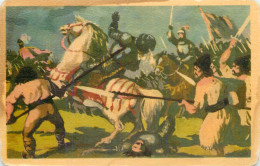 Hungary Historical Events Trade Card Battle Scene Cavalry - Hongrie