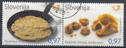 SLOVENIA 1231-1232,used,hinged,food - Slovenia
