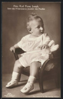 AK Prinz Karl Franz Joseph, Sohn Des Prinzen Joachim Von Preussen  - Familles Royales