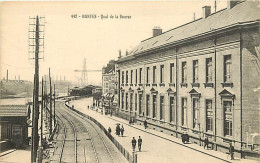 44 - Nantes - Quai De La Bourse - Animée - Chemin De Fer - Correspondance - Voyagée En 1921 - CPA - Voir Scans Recto-Ver - Nantes