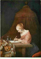 Art - Peinture - Gerard Ter Borch - La Lettre - CPM - Voir Scans Recto-Verso - Pintura & Cuadros