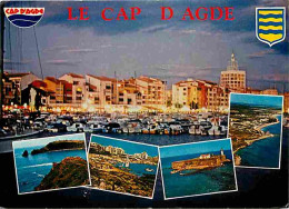 34 - Le Cap D'Agde - Multivues - Blasons - CPM - Voir Scans Recto-Verso - Agde