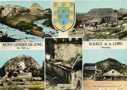 07 - Le Mont Gerbier De Joncs - Source De La Loire - Multivues - Blasons - CPM - Voir Scans Recto-Verso - Other & Unclassified