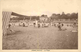 58 - Cosne Cours Sur Loire - La Plage - Animée - Scènes De Plage - CPA - Oblitération De 1938 - Voir Scans Recto-Verso - Cosne Cours Sur Loire