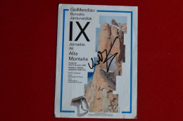 Igned Kurt Diemberger Flyer 2005 IX Jornadas De Alta Montana Himalaya Mountaineering Escalade Alpinisme - Libros Autografiados