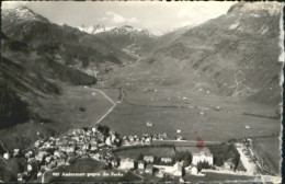 10550198 Andermatt Andermatt Fliegeraufnahme Feldpost X 1960 Andermatt - Sonstige & Ohne Zuordnung