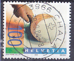 Timbre Suisse De 2004 Série Spéciale Produits Suisses Traditionnels " Artisanat " 1 Tp Oblitéré - Used Stamps