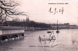 49 - Maine Et Loire -  ANGERS - Le Quai Gambetta - Inondations De Fevrier 1904 - Angers