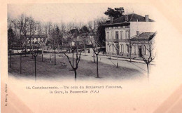 82 - Tarn Et Garonne - CASTELSARRASIN - Un Coin Du Boulevard Flamens - La Gare - La Passerelle - Castelsarrasin