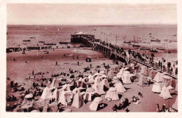 33 -  Gironde -  ARCACHON -   La Plage Et La Grande Jetée  - Carte Glacée - Arcachon