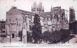 33 - BORDEAUX -  Cathedrale Saint André - Coté Place Rohan  - Bordeaux