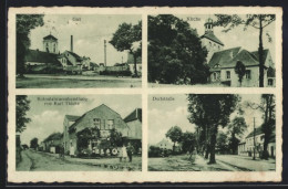 AK Gross-Machnow, Kolonialwarenhandlung Karl Thieke, Dorfstrasse, Gut  - Autres & Non Classés