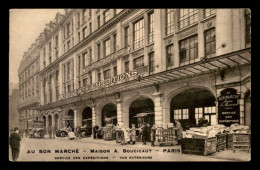 75 - PARIS 7EME - AU BON MARCHE - MAISON A. BOUCICAUT - SERVICE DES EXPEDITIONS - CARTE DE SERVICE - Arrondissement: 07