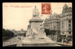 75 - PARIS 7EME - SERIE TOUT PARIS - STATUE DE PASTEUR AVENUE DE BRETEUIL - Arrondissement: 07