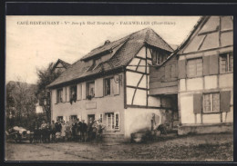 CPA Falkwiller, Café-Restaurant Vve Joseph Hoff Brutschy  - Sonstige & Ohne Zuordnung