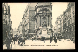 75 - PARIS 2EME - FONTAINE MOLIERE RUE DE RICHELIEU - Arrondissement: 02