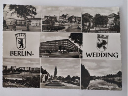 Berlin-Wedding, Mehrbild-AK, Haus D. Jugend, Krankenhaus U. A., 1965 - Wedding