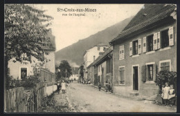 CPA Ste-Croix-aux-Mines, Rue De L`hopital  - Andere & Zonder Classificatie