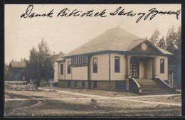 Foto-AK Landsby, WI, Dansk Bibliothek  - Sonstige & Ohne Zuordnung