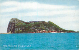 Postcard Gibraltar Rock From The Bay - Gibilterra