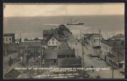 Foto-AK Port Angeles, WA, Portion Of Waterfront And Harbor  - Andere & Zonder Classificatie