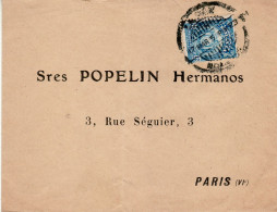 BOLIVIA 1928  LETTER SENT FROM TUPIZA TO PARIS - Bolivie