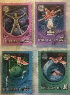 Russia USSR 1978 International Space Cooperation. Mi 4730-33 - Gebruikt