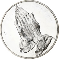 France, Médaille, Peinture, Les Mains, Albrecht Dürer, Argent, SPL - Sonstige & Ohne Zuordnung