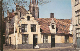 Postcard Belgium Brugge Place Des Vignes - Brugge