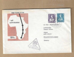 Los Vom 24.05   Luftpost- Briefumschlag Aus Nairobi Nach Frankfurt 1962 - Kenya, Oeganda & Tanganyika