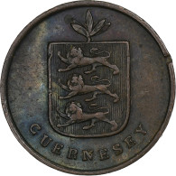 Guernesey, Double, 1830, Soho, Cuivre, TTB, KM:1 - Guernesey