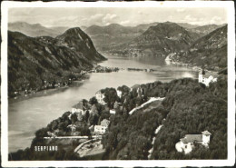 10549682 Serpiano_Lugano_TI Serpiano Fliegeraufnahme X 1938 - Andere & Zonder Classificatie