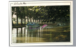 LE CANAL DU MIDI - Promenade Sur Le Canal Du Midi Bateau Carte Vierge - Sonstige & Ohne Zuordnung