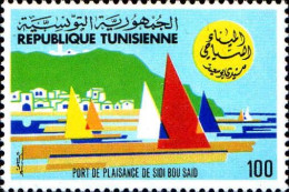 Tunisie (Rep) Poste N** Yv: 915 Mi  978 Port De Plaisance Sidi Bou Saïd (Thème) - Segeln