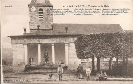 MAUVAGES (55) Fontaine De La Halle En 1915 - Autres & Non Classés