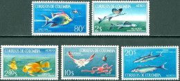 COLOMBIA 1966 FISH** - Fishes